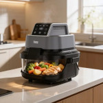 Teesa Glass Air Fryer TSA8090 staklena friteza na vrući zrak – 4 l i 1