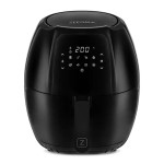 ZEEGMA friteza na vrući zrak KNAPPER GRAND BLACK, 6–7,7 L, 1800 W, 9 p