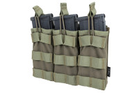 Triple open type pouch for M4/M16 magazines Green Zeleni