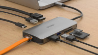 8-in-1 USB-C Hub with HDMI/Ethernet/Card Reader/Power NOVO 36 RATA