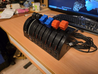 Saitek Pro Cessna Trim Wheel + 2 kom Throttle Quadrant