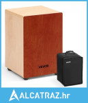 Cajon Box bubanj, s unutarnjim žicama za gitaru, lagana drvena kutija