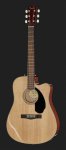 Fender CD-60SCE NAT elektro-akustična gitara