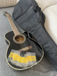 Flight F-230 BLK akustična gitara + digitalni štimer + torba