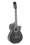 PURE GEWA Basic E-Acoustic Klasična gitara Black