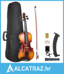 Violina 355 mm pune veličine za odrasle, set violine za početnike s tv