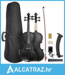 Violina 355 mm, veličina 4/4, set violina od punog drveta za početnike