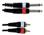 Alpha Audio kabel 6,3mm mono jack - 6,3mm mono cinch 3 m