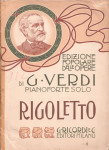 G. Verdi - Rigoletto. Prima serie edizione popolare rilegata
