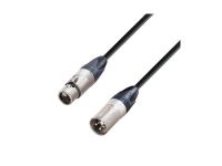 [K5DMF1000] Kabel DMX AES/EBU Neutrik konektori XLR M/ Ž 3 pin,10m