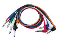 [PC-004-0300] Kabel 6,3mm mono M / 6,3mm mono M kutni, set 6 kom, 3m
