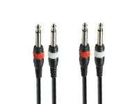 [XC-001-0150] Gotovi kabel 2x6,3mm mono M / 2x6,3mm mono M, 1,5m