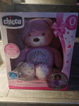 Chicco - Projektor s melodijama BABY BEAR 3xAAA roza