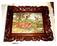 Lisica u unikatnoj rami u duborezu