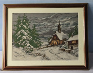 wiehler goblen crkvica u snjegu