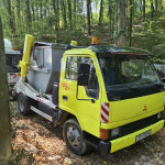 Abzetz kiper, kamion za prijevoz kontejnera. Mitsubishi canter
