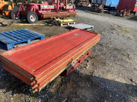 Aluminijske kiper stranice 2,50 x 0,80 m — set 4 komada