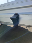 KNOTT Stoper Kotača 237x110x101 PVC crni sa nosačem