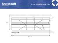 Aluminijska Skela | 100 m² | Tip Baumann