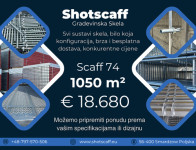 Nova čelična skela Plettac | 1050 m² | Najbolja ponuda