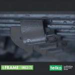 TELKA 92,1 m² Okvirna skela UNICO73 Visina 6 m Duljina 15,4 m