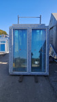 L179K - PVC BALKONSKA VRATA DVOKRILNA 160X200 - SALAMANDER