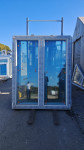 L181K - PVC BALKONSKA VRATA DVOKRILNA 160X200 - SALAMANDER
