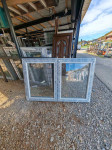 L46S - PVC PROZOR DVOKRILNI SA STUPOM 171X118 - SALAMANDER