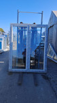 L183K - PVC BALKONSKA VRATA DVOKRILNA 160X200 - SALAMANDER