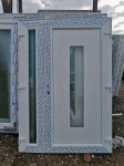 !!POVOLJNO!! L153K - PVC ULAZNA VRATA S BOČNIM STAKLOM 140X200 - DECCO