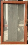 Drveni prozor s izo staklom 1 kom