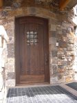 Masivna ulazna hrastova unikatna vrata 210x110cm