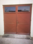 Metalna garažna vrata sa okvirom 2,45m visine x 2,3m širine