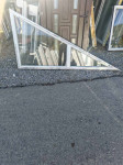 !!POVOLJNO!! L124S - PVC PROZOR FIKSNI TROKUT 221X113 - SALAMANDER