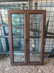 !!POVOLJNO!! L203S - PVC BALKONSKA VRATA DVOKRILNA 118X185 - DECCO