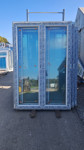 L177K - PVC BALKONSKA VRATA DVOKRILNA 140X210 - SALAMANDER