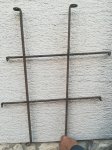 Rešetke od kovanog željeza za prozore 77 x 58 cm