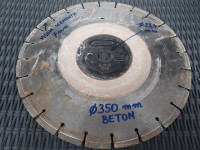 Dijamantna rezna ploča - 350 mm - za BETON