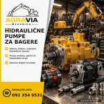 Hidraulične pumpe za bagere – JCB CAT Komatsu Kubota Takeuchi