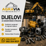 Povoljni dijelovi za građevinske strojeve – originalni i zamjenski