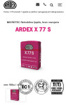 Ardex brzovezujuće fleksibilno ljepilo