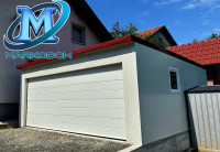 Montažna garaža za dva auta - Markodom - dupla dvostruka izolirana