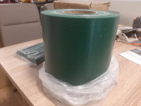 TRAKA ZA PANEL OGRADU, 2 ROLE = 60M + 40 KOPČI, ZELENA BOJA