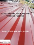 KALOTE-JAHAČI-ZA PANEL TEK 28, RAL 3009-ALUBEL-MOTO TIM d.o.o.