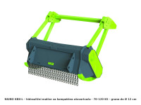 GOLJAT NIUBO KBX-L – šumski malčer za utovarivače 70–120 KS, Ø 12 cm