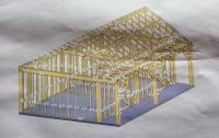Drvena kuća - 6x8- konstrukcija Bor