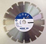 Rezna ploča za asfalt  ASW 10 Φ 300