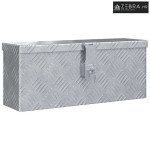 Aluminijska kutija 48,5 x 14 x 20 cm srebrna