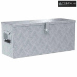 Aluminijska kutija 76,5 x 26,5 x 33 cm srebrna - Srebrno 76.5 x 26.5 x