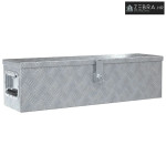 Aluminijska kutija 80,5 x 22 x 22 cm srebrna